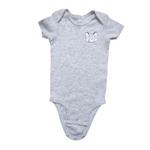Carter's Gray Bear Onesie Size 9M